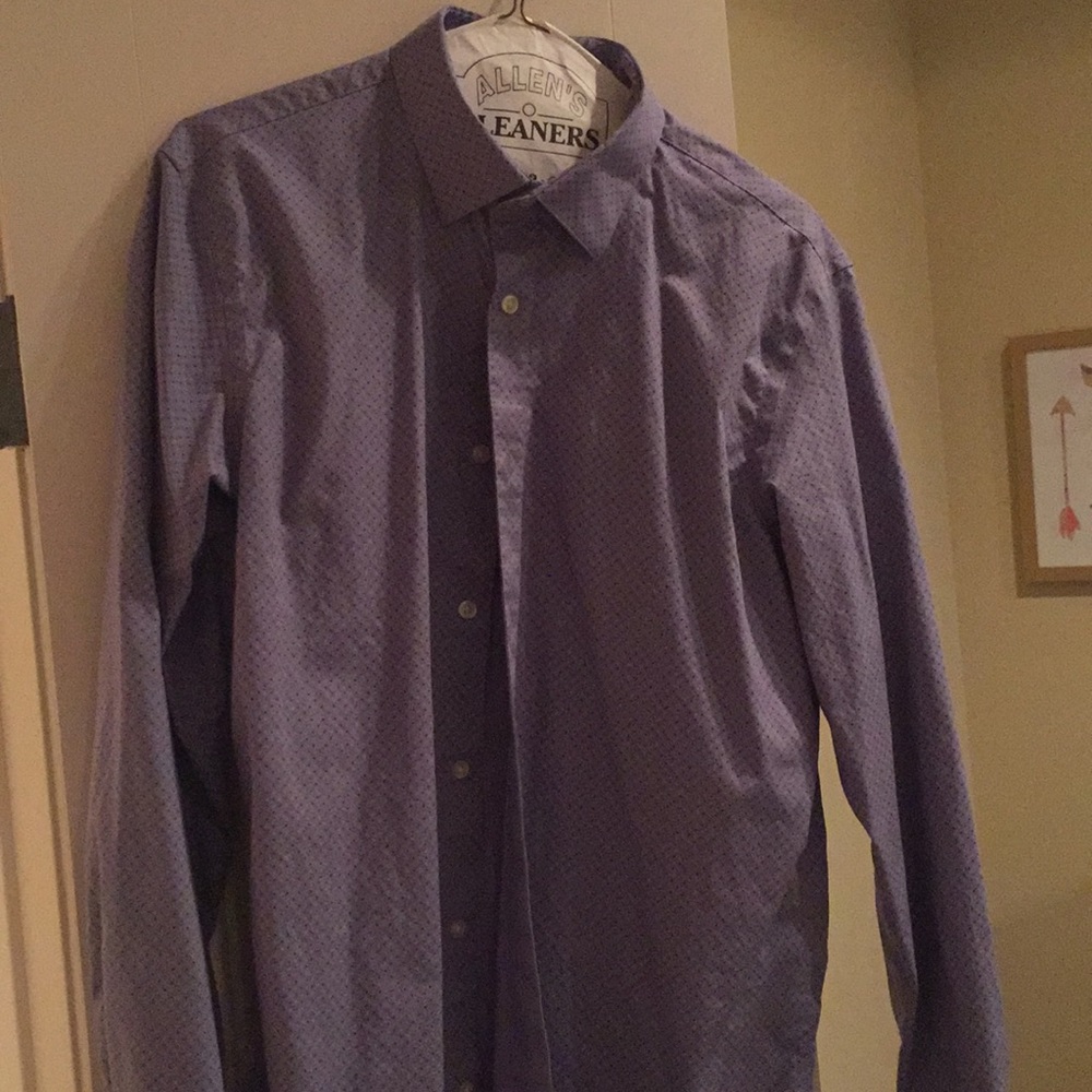 Banana Republic polka dot button down